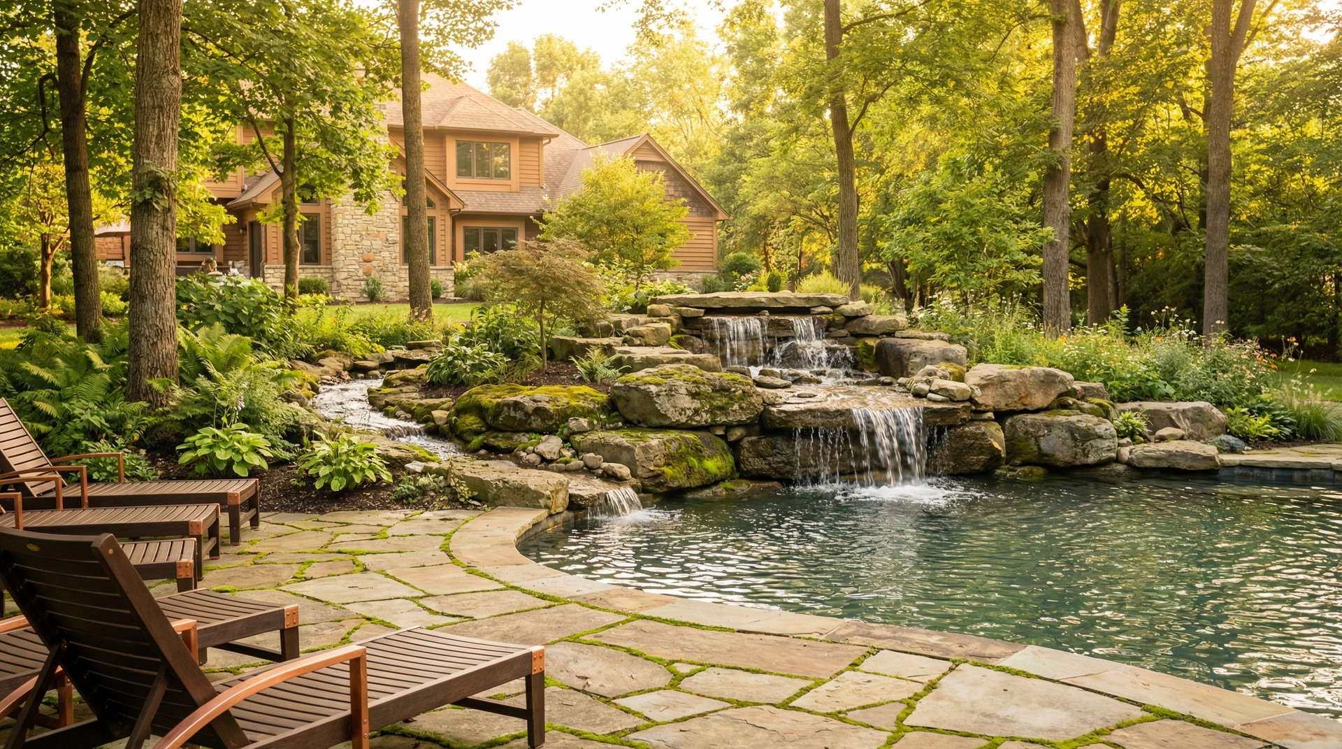 Custom pool in Gahanna, Ohio