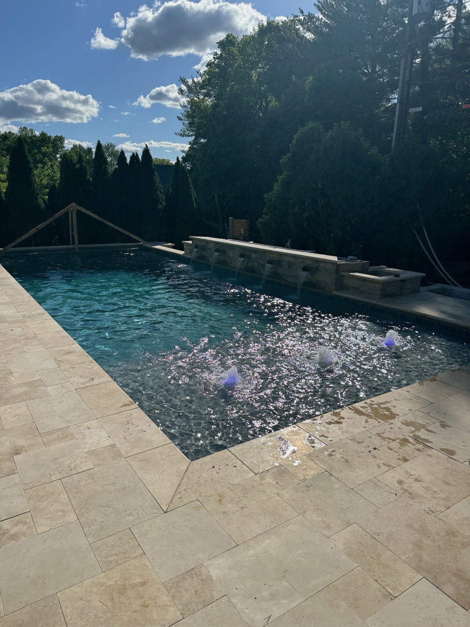 Pool renovation project